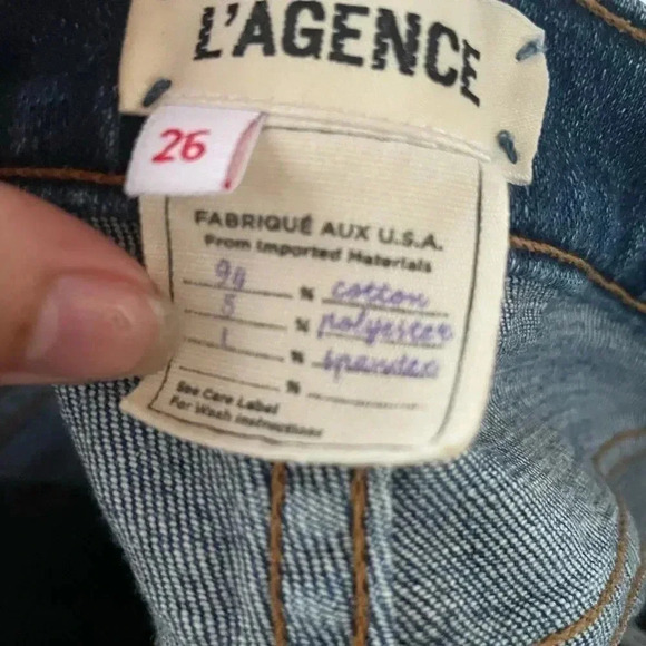 L’AGENCE jeans Marcelle mid rise French slim fit jeans‎ - Picture 4 of 6